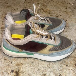 HOFF WMNS BARCELONA SNEAKERS COLORBLOCK TRAINERS CASUAL SUEDE/LEATHER multicolor